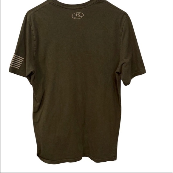 Under Armour Men's Dark Green Graphic Tee - Picture 3 of 4